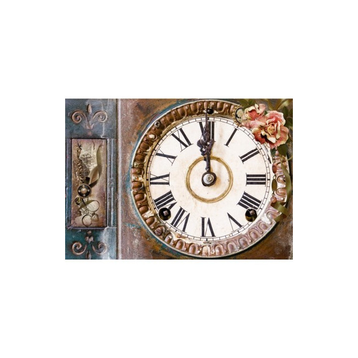 Papel de arroz esfera reloj